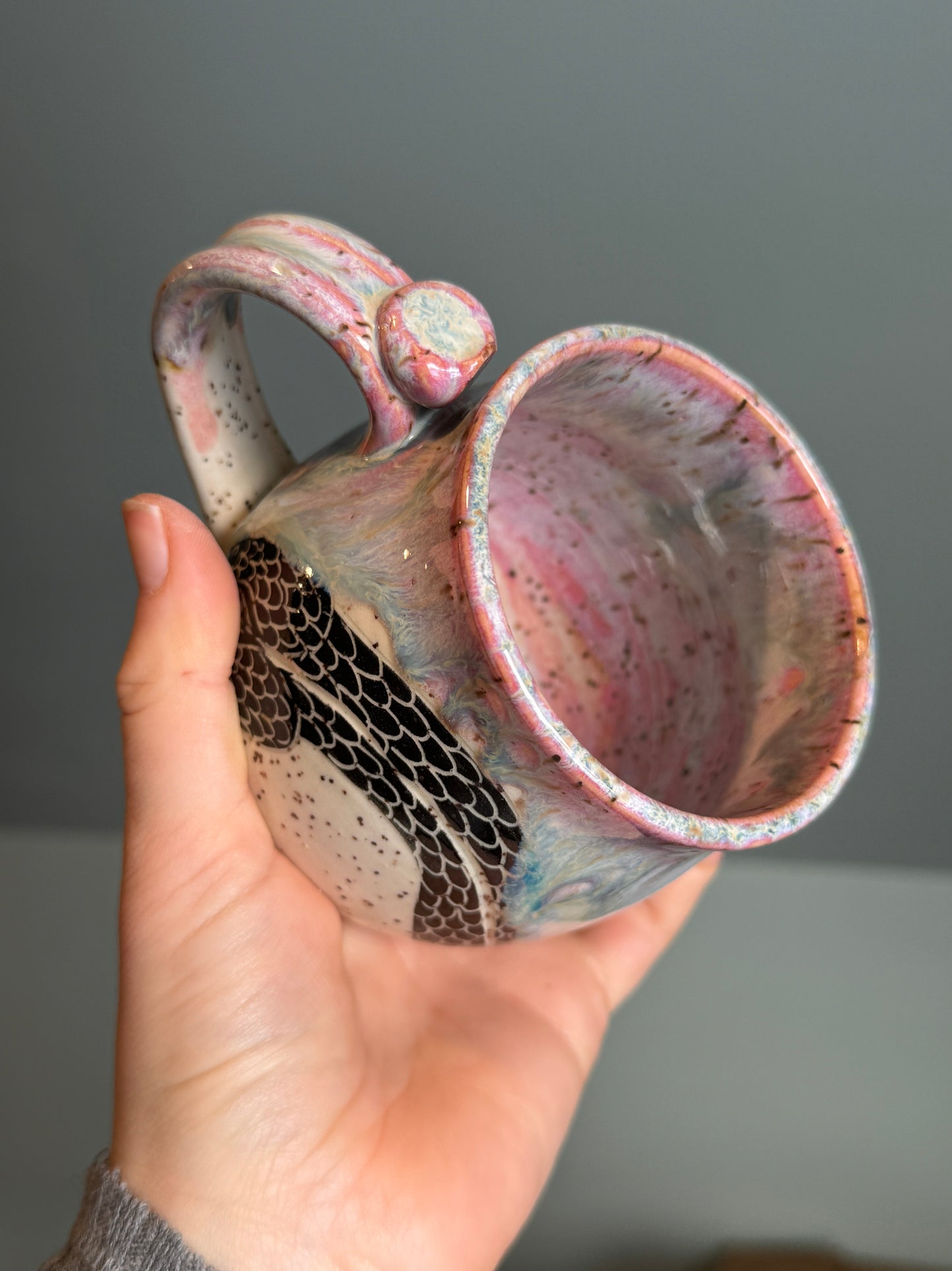 Pink Snake Mug