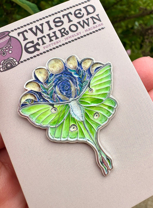 Luna Moth Pin