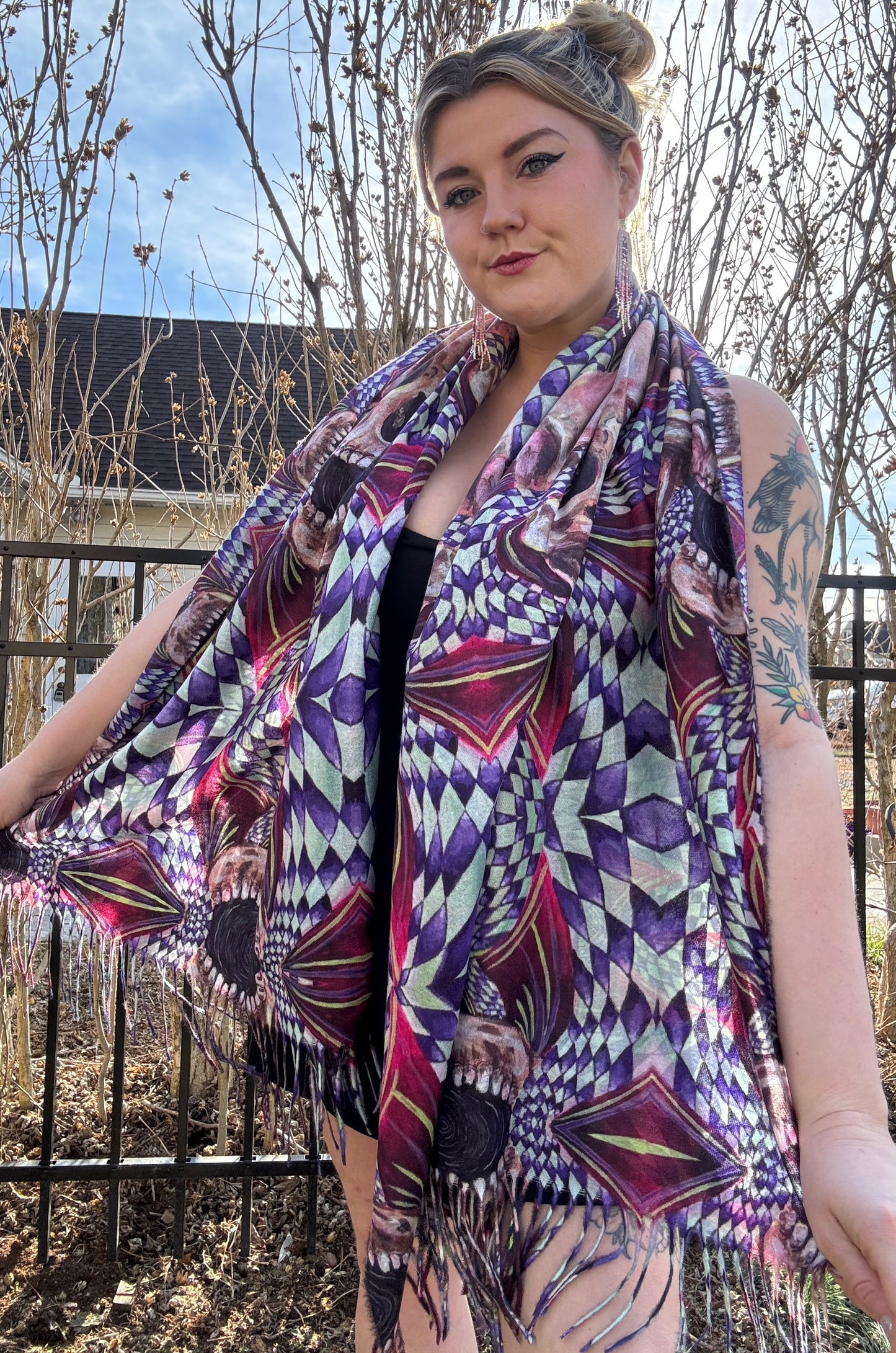 Split Open and Yell Scarf