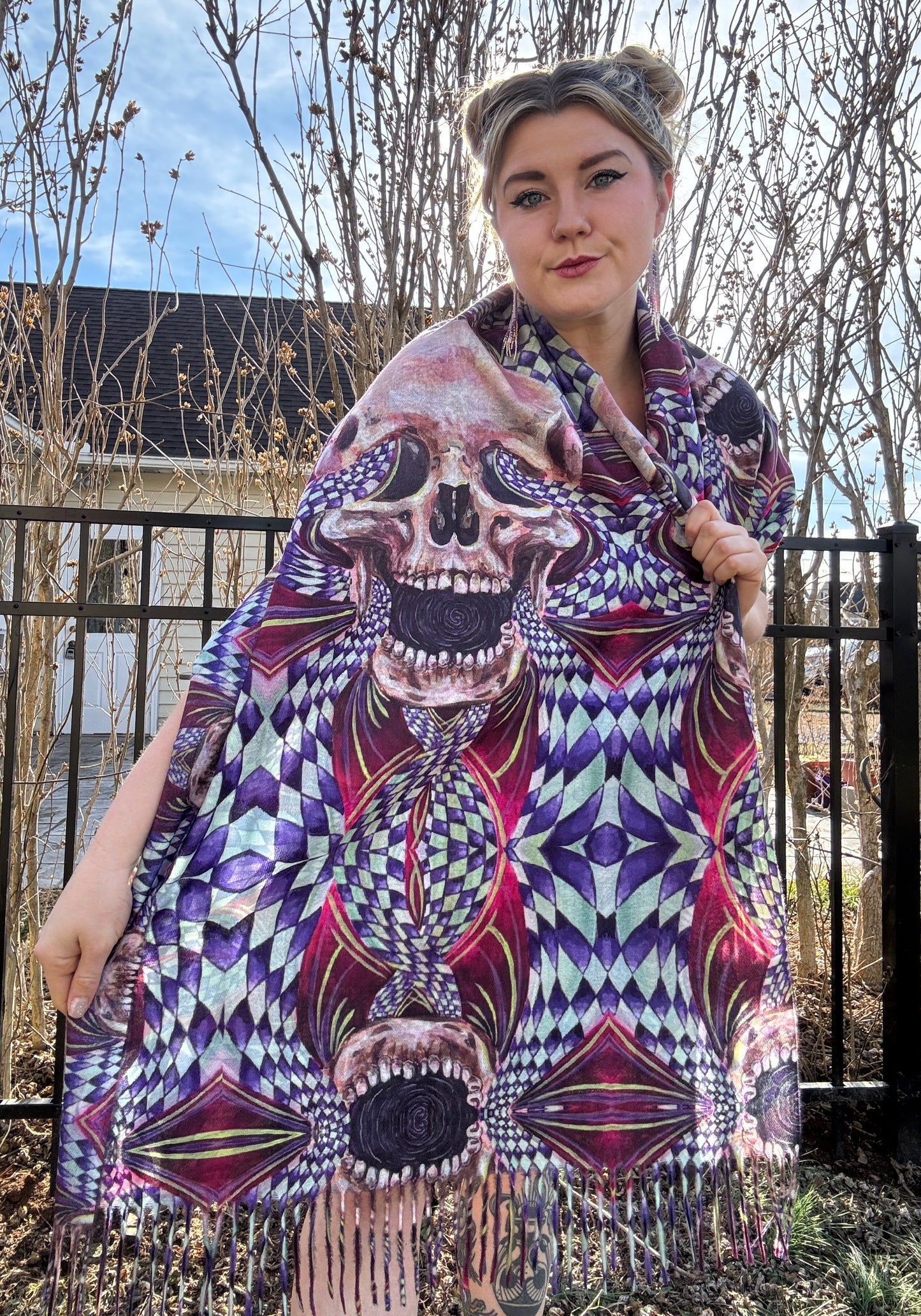Split Open and Yell Scarf