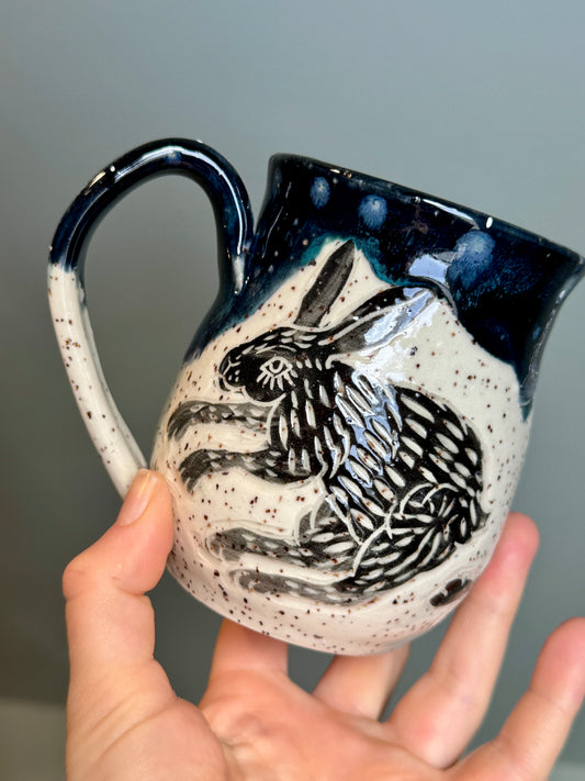 Starry Night Bunny Mug