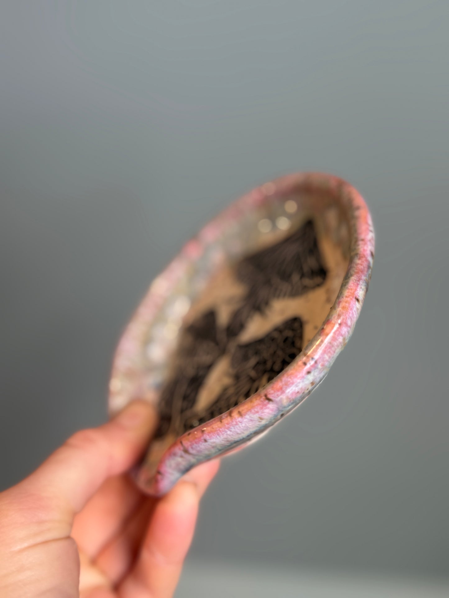 Sgraffito Spoon Rest