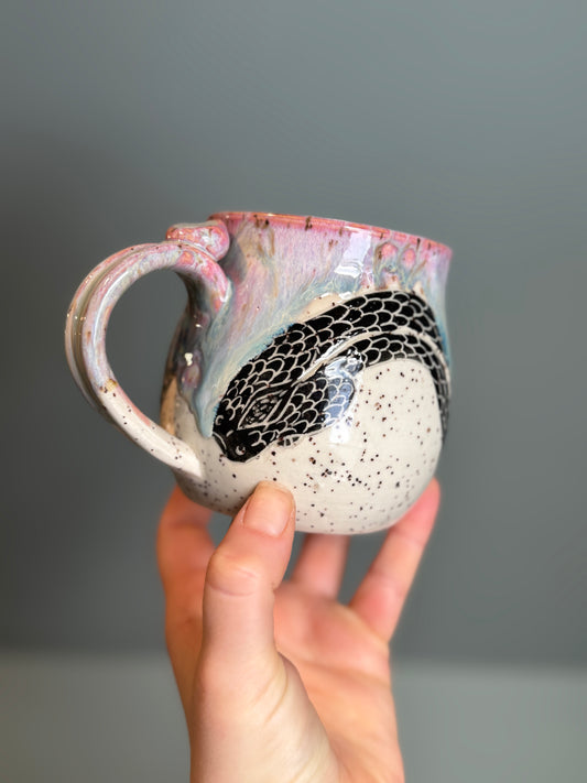 Pink Snake Mug