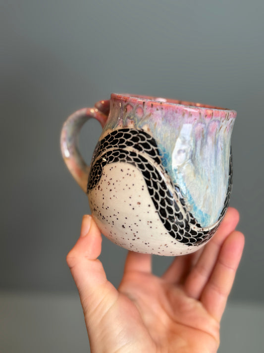 Pink Snake Mug