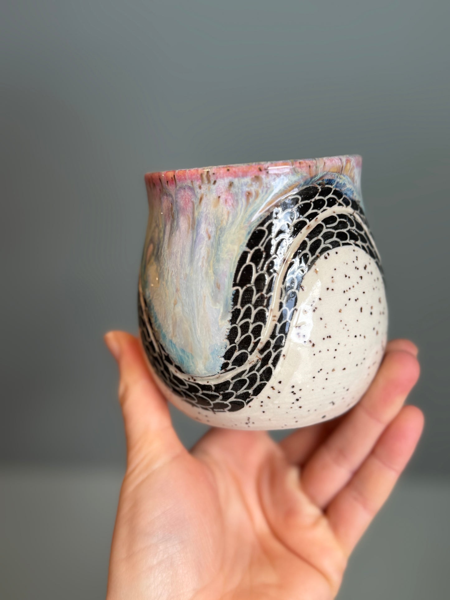 Pink Snake Mug