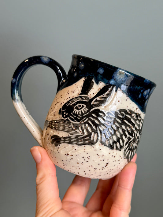 Starry Night Bunny Mug (14oz)