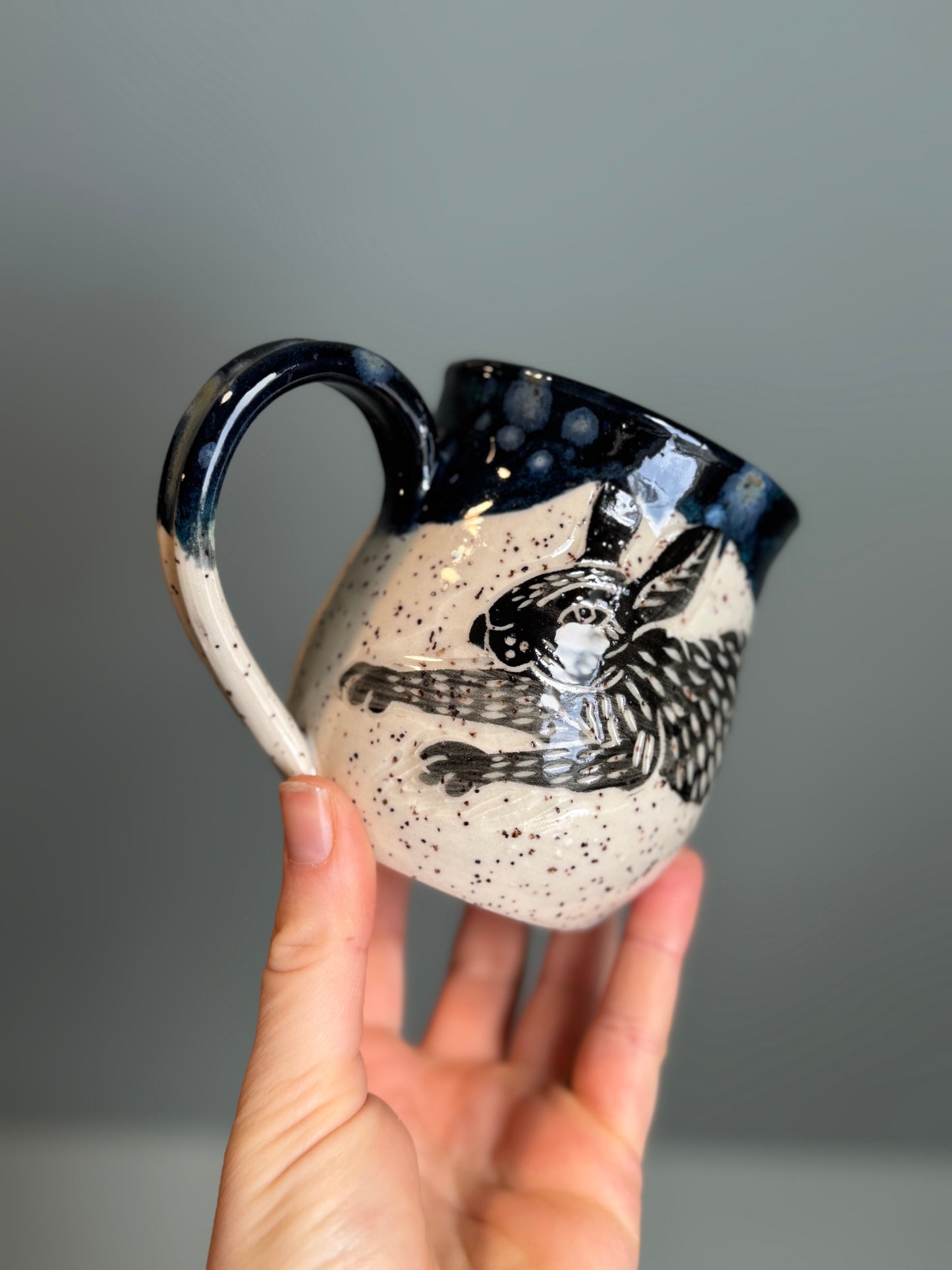 Starry Night Bunny Mug (14oz)