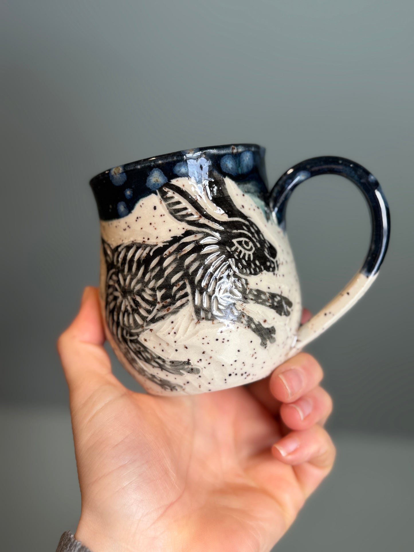 Starry Night Bunny Mug (14oz)