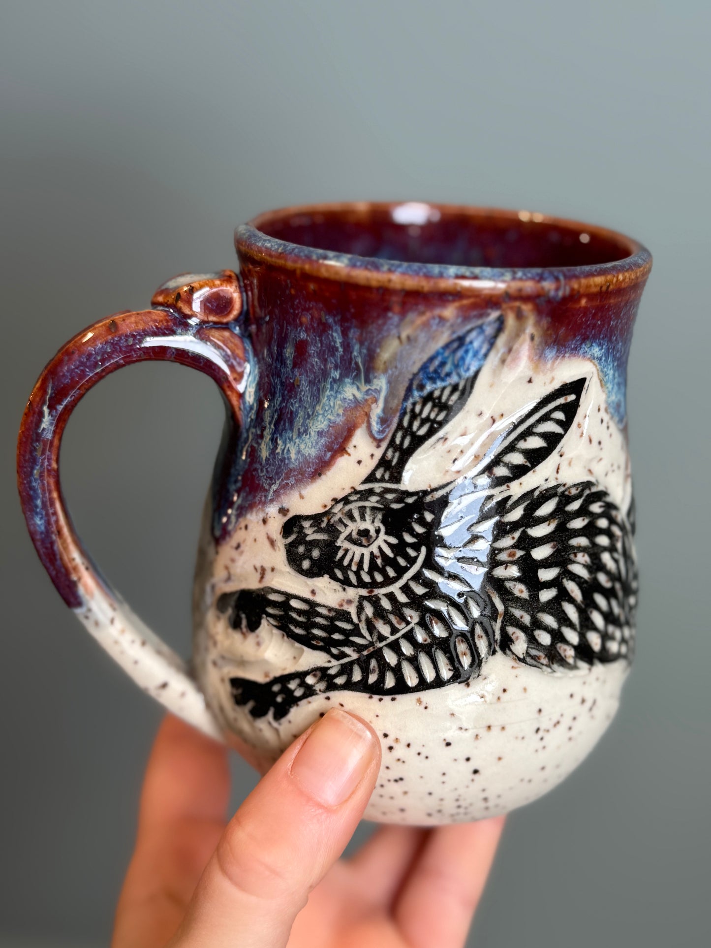 Red Rabbit Mug