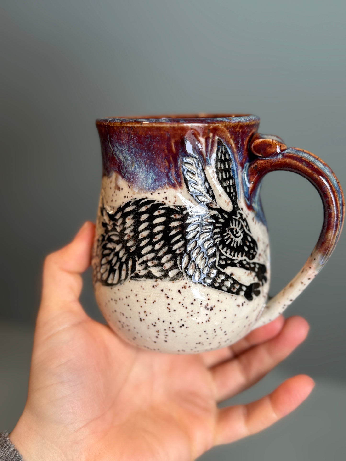 Red Rabbit Mug