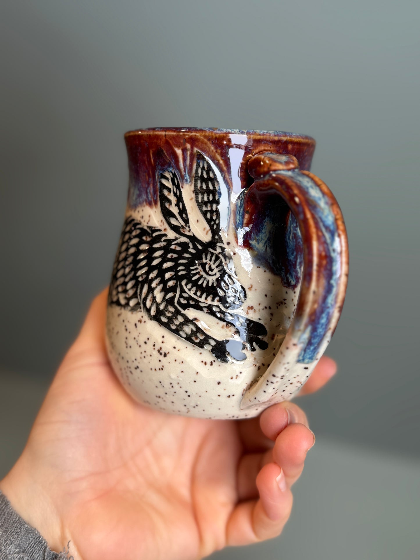 Red Rabbit Mug