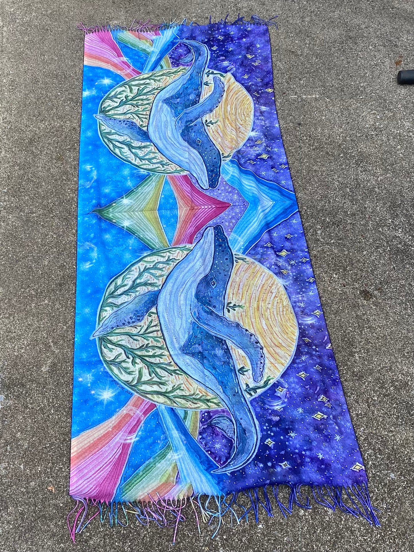 "Whales Are Gonna Save the World" Whale Scarf